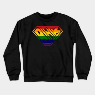 Black SuperEmpowered (Rainbow) Crewneck Sweatshirt